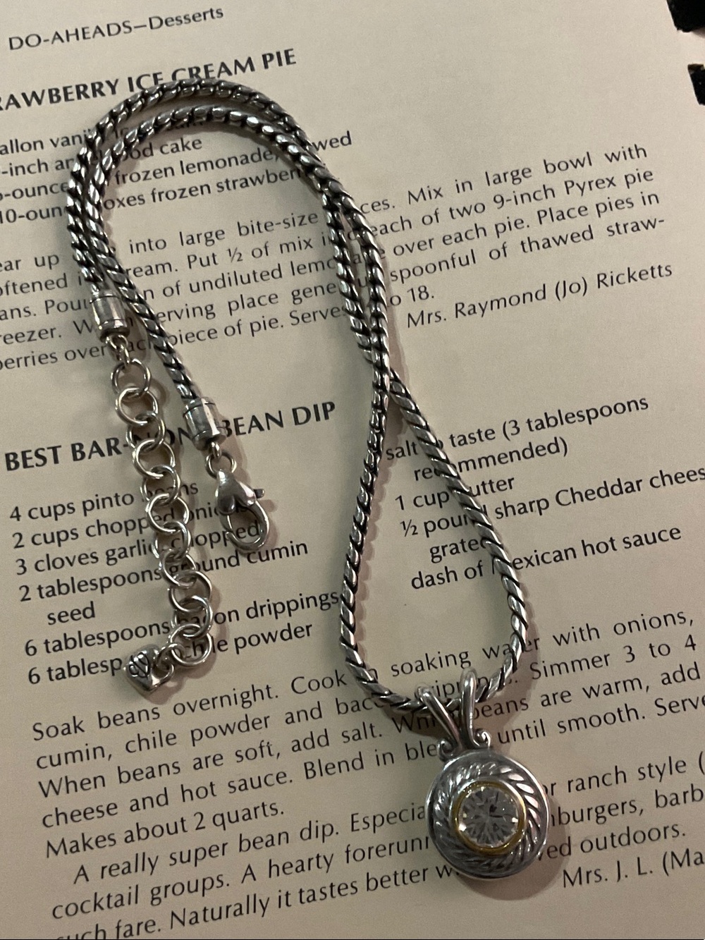 Brighton Heiress Rope Chain Necklace with Clear Crystal Pendant